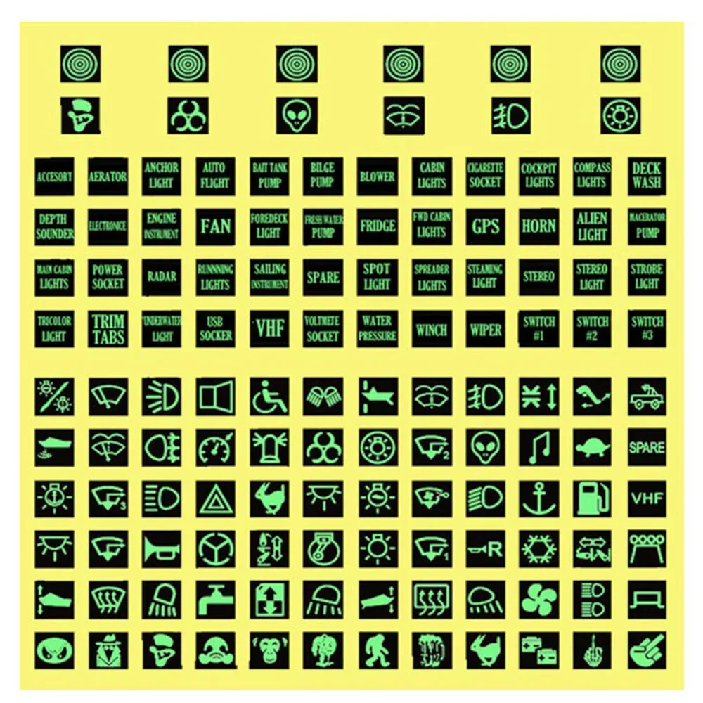 Индикатор кулисный переключатель Панель DC 12V морской водонепроницаемый