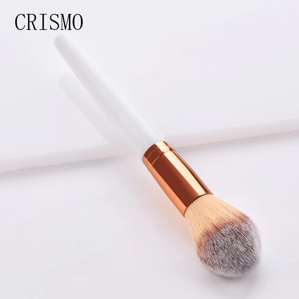 CRISMO 6PCS Makeup Brush Kit Soft Synthetic Hair Wood Handle Make Up Brushes Foundation Powder Blush 5