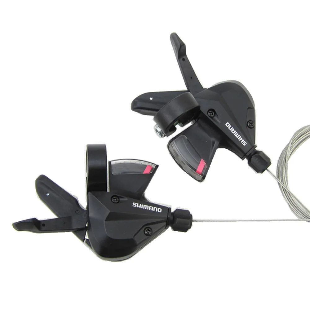 Pair 3x7 Speed Натуральная shimano altus SL-M310 3s 7s 8s conjunto de gatilho shifter rapidfire 21 velocidade/24 velocidade shifters com cabos - Color: Pair 3x7 Speed