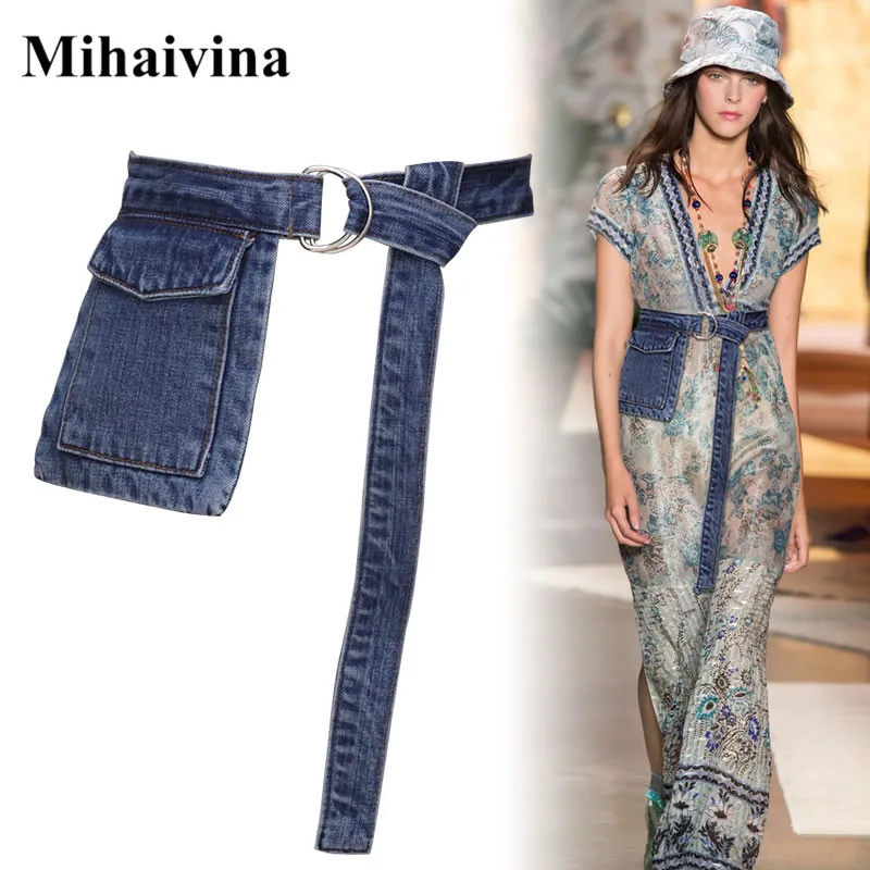 Mihaivina/, модный поясной пакет, заклепки для джинсов, поясные сумки для женщин, джинсовая поясная сумка для женщин, сумка-бум для девочек, Упаковочная Сумка для телефона