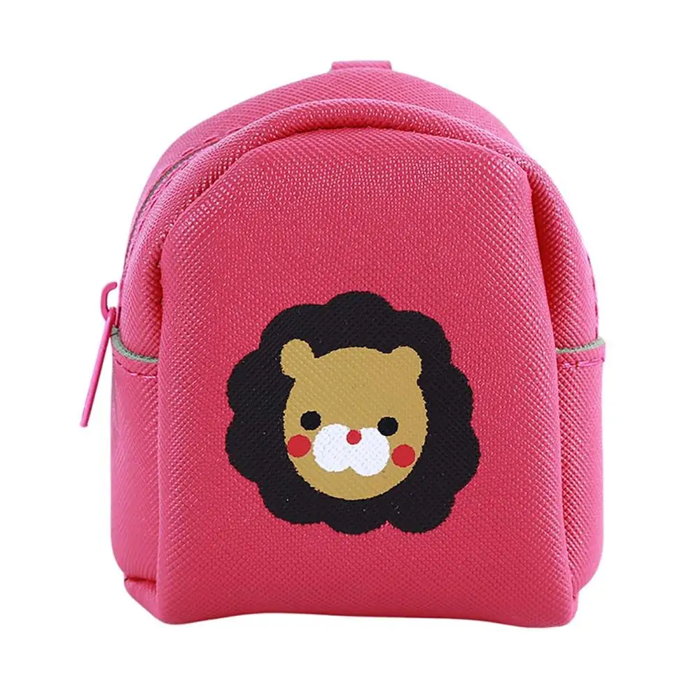 1 шт. новая мини-сумка Kawaii Cat Bear на молнии из искусственной кожи портативная Сумочка кабели для наушников портмоне Monederos Para Mujer Monedas - Цвет: Rose red no lobster