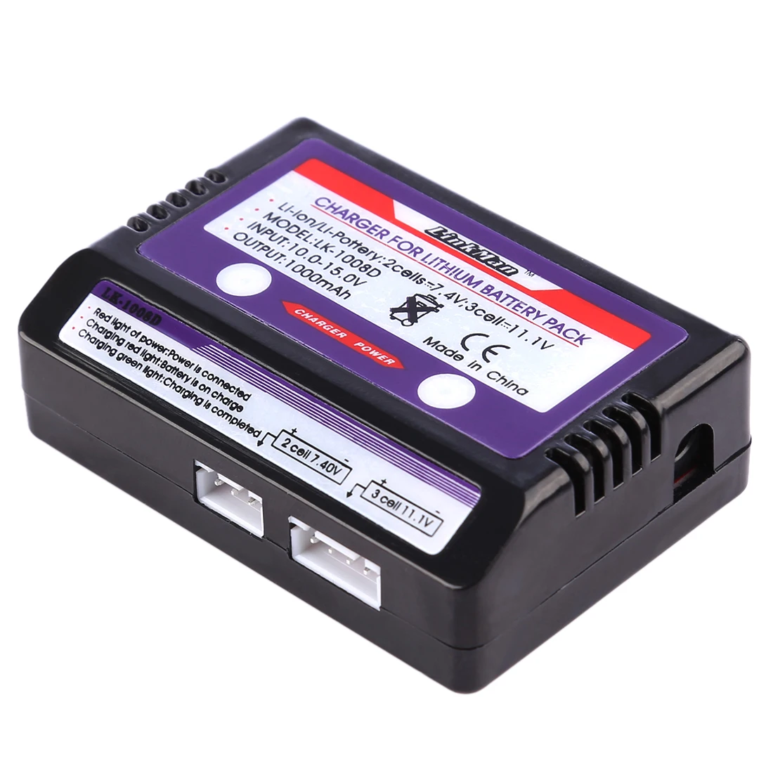 7,4 V/11,1 V 1000mAh интеллектуальное зарядное устройство для 7,4 V/11,1 V литиевая батарея