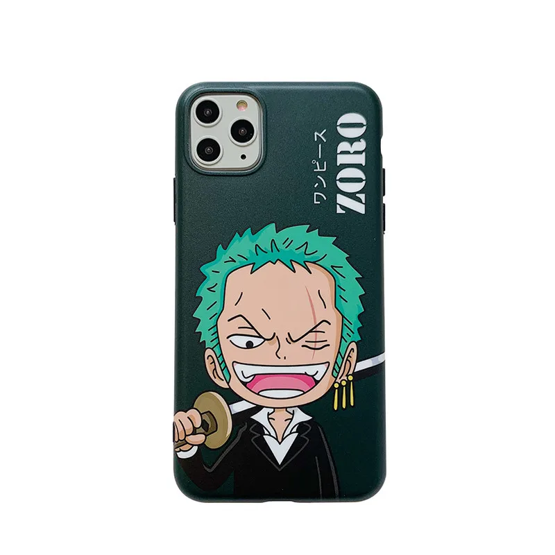 3 One Piece Luffy Cartoon Sauron phone cover for iphone 6 6s 7 8 plus 11 Pro X XS Max Xr Anime Painted TPU Soft Silicone Cover - Цвет: 3