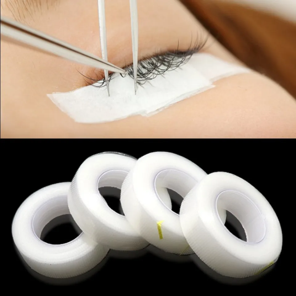 24 рулона/упаковка медицинский клей ленты накладные ресницы нетканые PE ленты для ресниц под накладки для ресниц удлинители