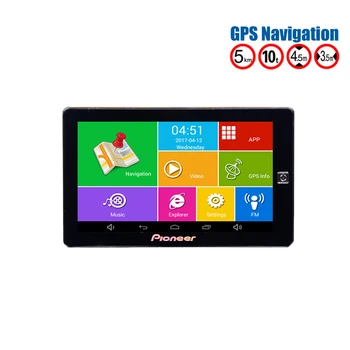 

7 inch Capacitive screen DDR 512M ROM 8GB car GPS Navigation Android 4.4.2 WIFI truck gps navigator with rear camera