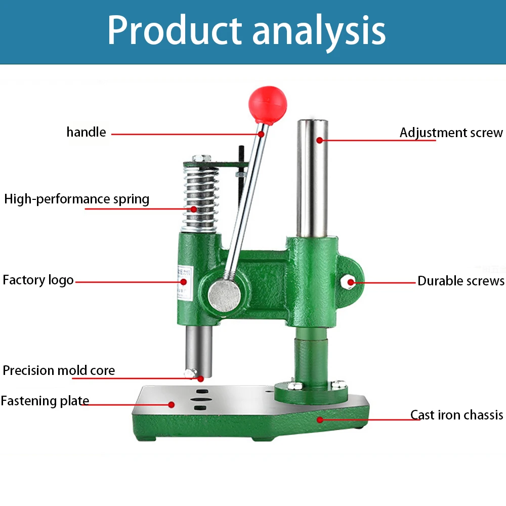 Small Manual Press Industrial Desktop Mini Manual Punch Beer Machine Punch
