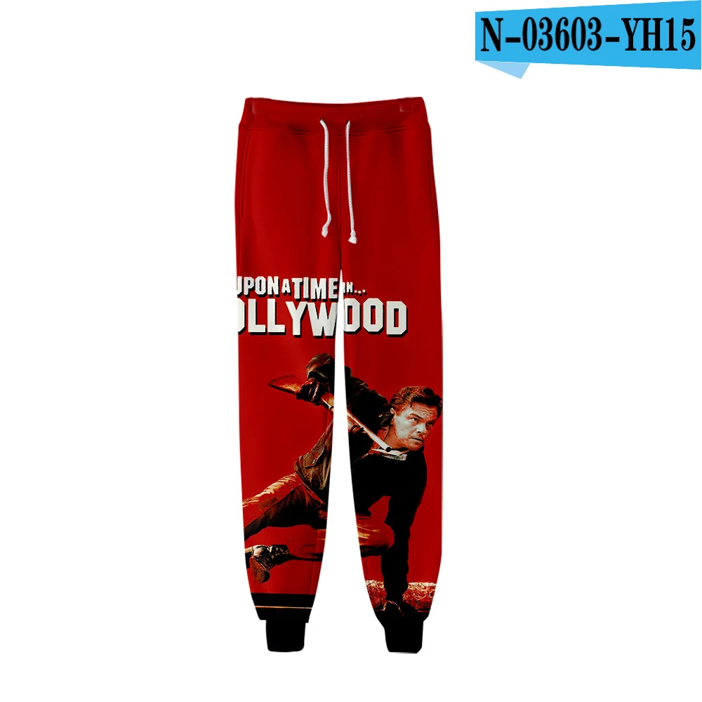 Once Upon A Time In Hollywoo 3D Pants High Quality Sports Pants Trousers Fashion Popular Trend Comfortable Casual Pants - Цвет: N03603