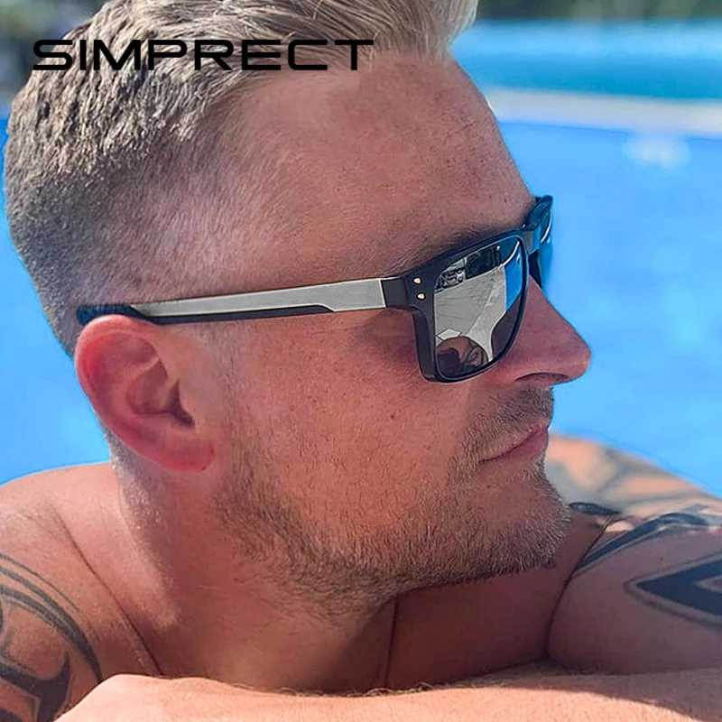 SIMPRECT 2020 TR90 поляризационные очки солнцезащитные модные брендовые винтажные UV400