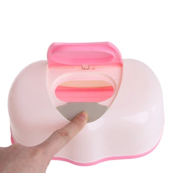 

Plastic Wet Wipes Storage Case Box Refillable Container 80 Sheets Y1QB