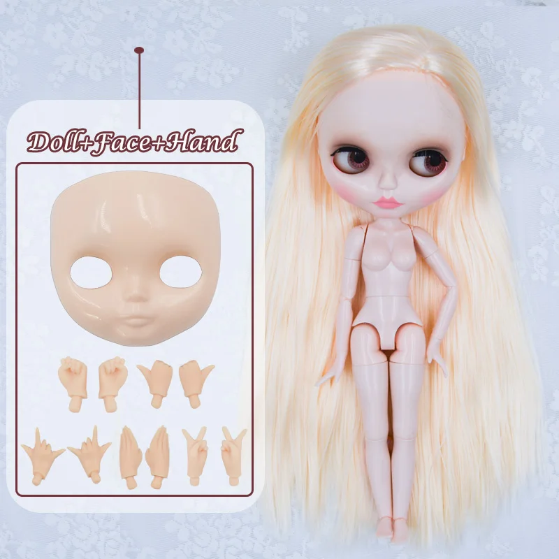Neo Blyth кукла NBL Заказная блестящее лицо, 1/6 BJD шарнирная кукла Ob24 кукла Blyth для девочки, игрушки для детей YM04 - Цвет: FHYM16