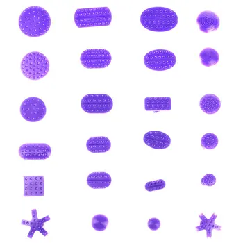 

24 Tabs Clips Plastic Paintless Dent Repair DIY Repair Tools Puller Glue Interior Door Panel Retainer Kit