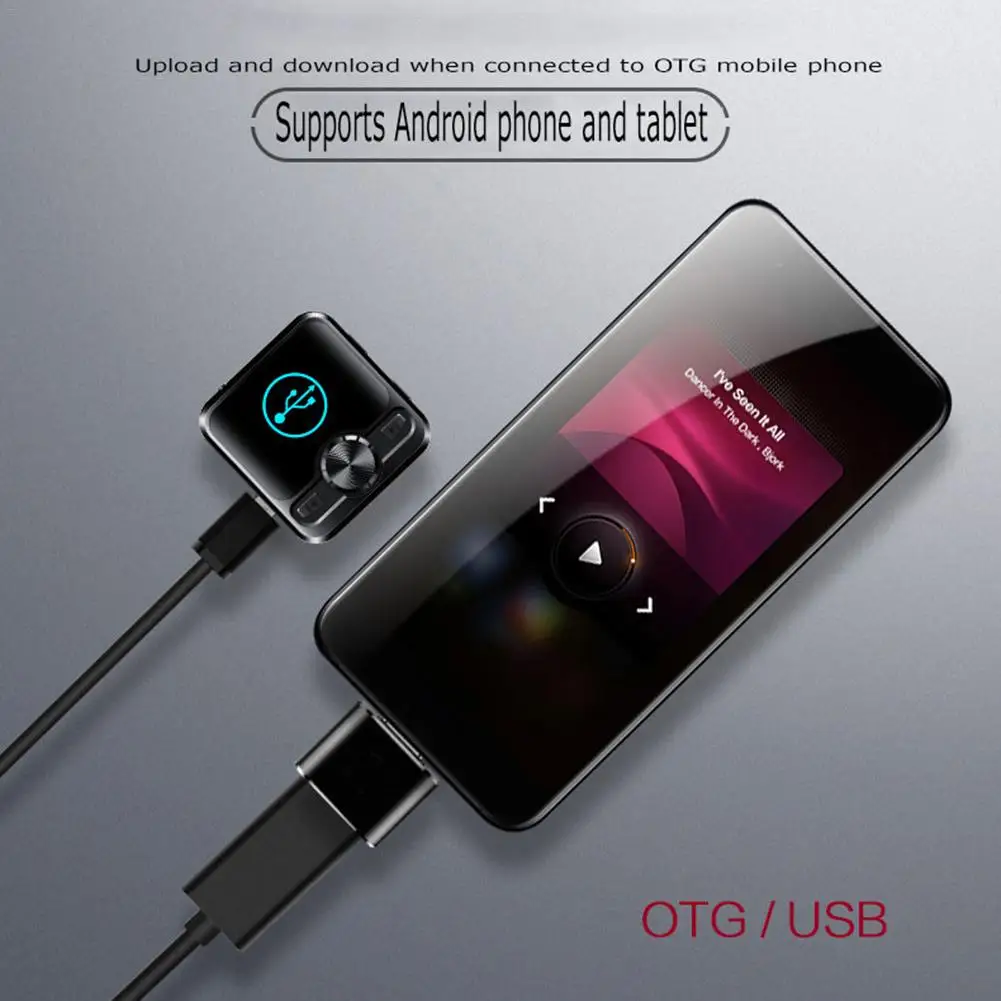 Новейший 1,2 дюймовый OLED цветной дисплей M9 HIFI Спортивный Bluetooth клип MP3 плеер Диктофон Hifi MP3