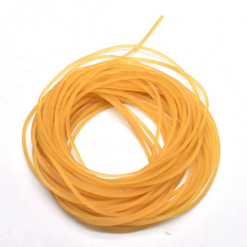 2mm Solid Elastic Rubber Band 3-20m Fishing Line High Elastic Tennis  Slingshot Rope Tied Line Fishing Rope Adhesives Fasteners