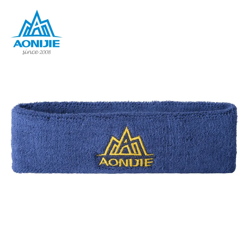 1PC High Quality Cotton Anti-Slip Elastic Sweat Headband For Men Sweatband women Yoga Hair Bands Head Sweat Bands Sports Safety - Цвет: Светло-серый