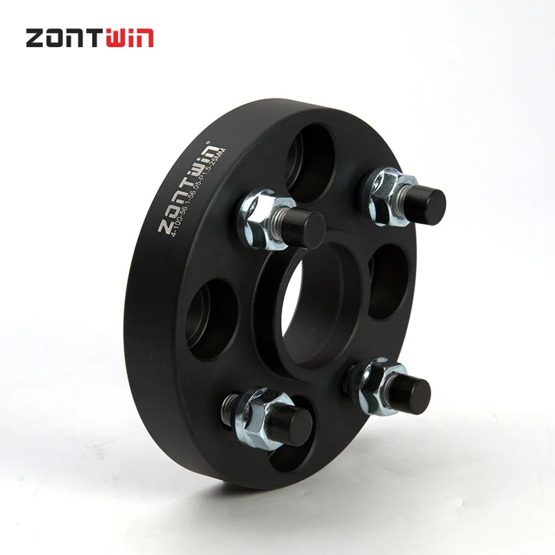 

2Pieces 15/20/25/30/35/40mm Customization Wheel spacers Conversion adapters PCD 4x100 CB: ID=54.1mm to OD=73.1mm M12x1.25