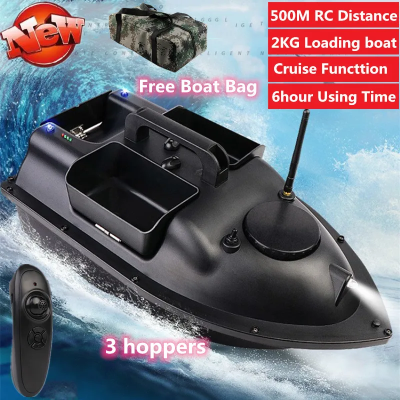 New Update Intelligent Wireless Remote Control Fishing Bait Boat 500M
