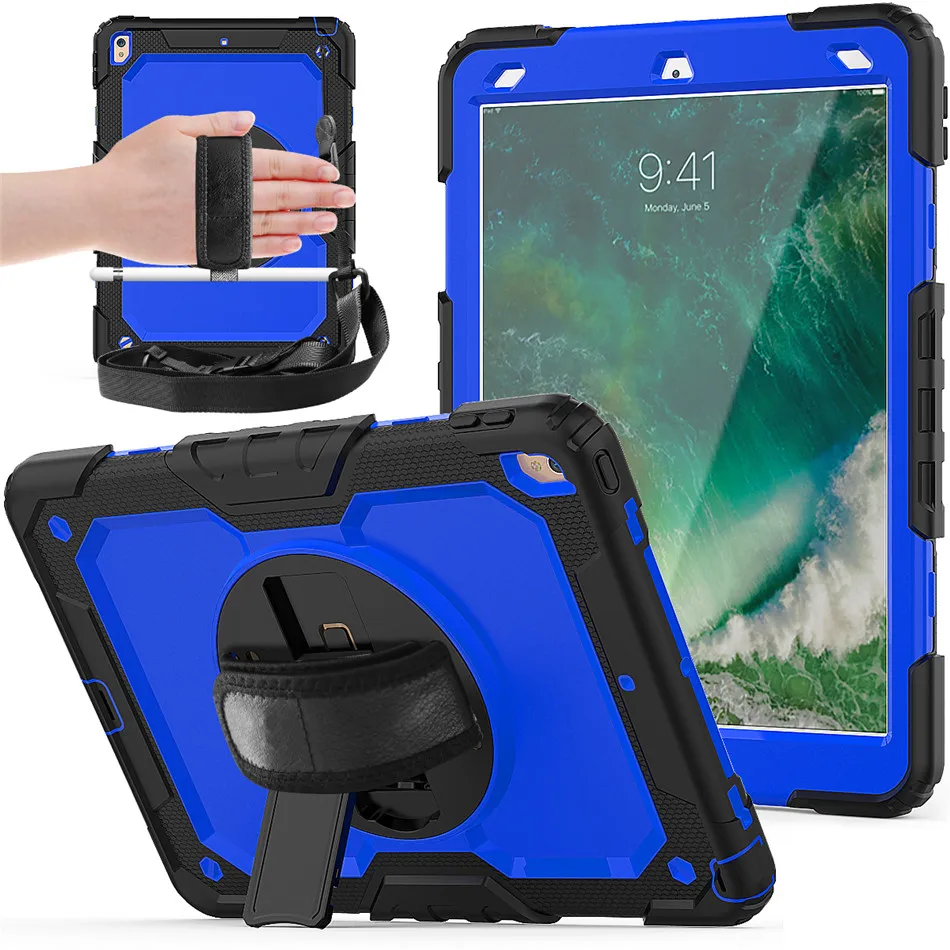 Для iPad Air 3 чехол 360 вращающийся стенд для рук+ пенал для iPad Air 3 10,5 /iPad Pro 10,5 полный корпус Гибридный бронированный чехол