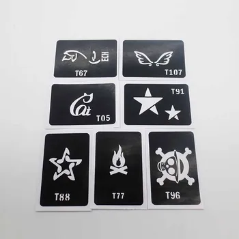 

DIY Draw a Picture ! more 100 Kinds Design Temporary Henna Tattoo Stencils for Painting template size 6cm*4cm airbrush stencil