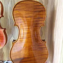 Имитация дыни скрипка ручной работы клен 4/4 3/4 твердая древесина Одиночная доска натуральный зернистый пушки 1742 скрипка профессиональная скрипка o
