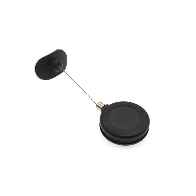 50 pcs round shape retractable security rope pull box/ cable recoiler/ cable retracter for merchandise anti theft in store