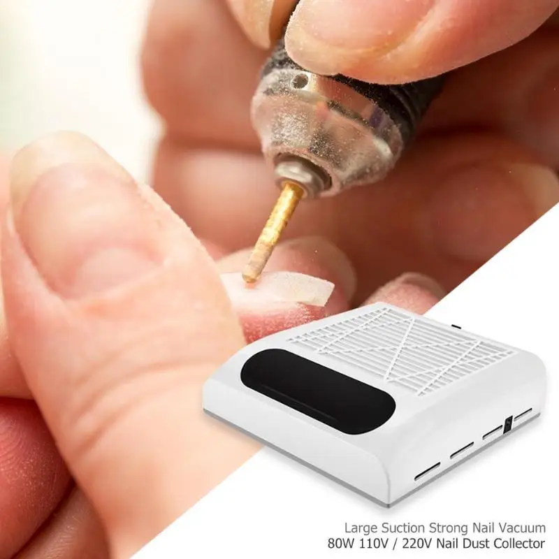 

Pro Nail Cleaner Delicate Design Practical Machine Nail Art Salon Equipment Simplicity Security with Reusable Filter