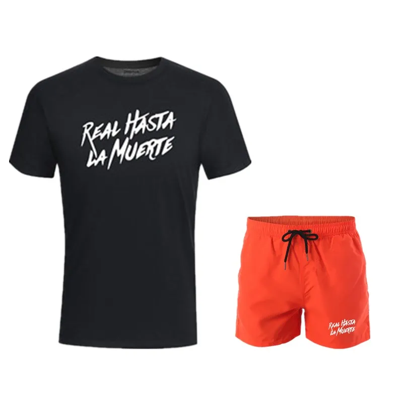 Men new workout clothes for men running sportswear men's jogging tracksuit T-shirt+shorts 2pcs/set gym fitness sports suit