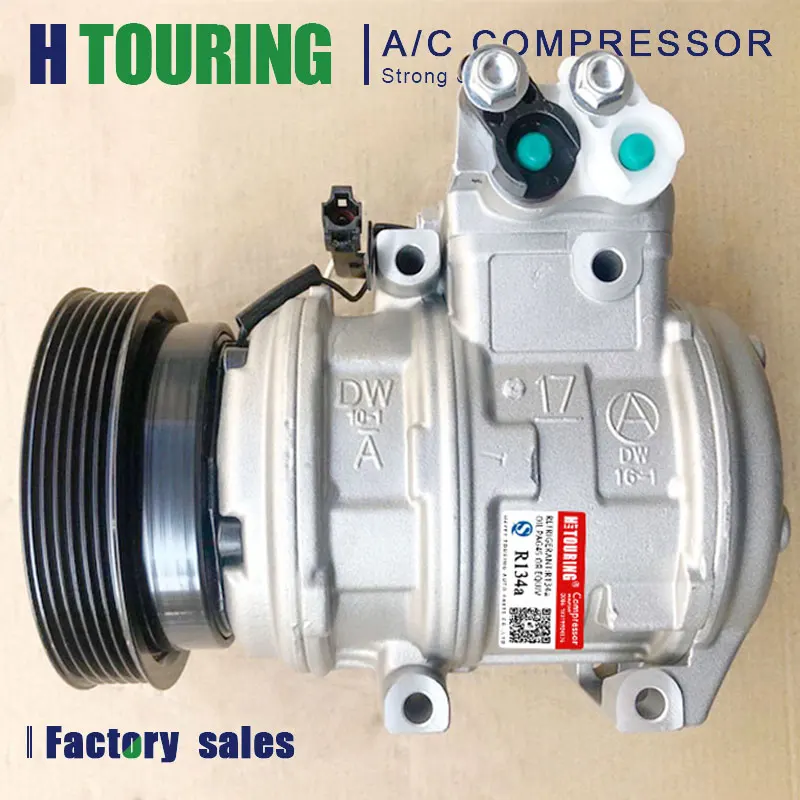 10PA17C A/C компрессор для KIA Sportage 2,0/hyundai Tucson 2,0 2004-2010 977012D600 977012E500 1605022900 977012E551 OK2KB61450