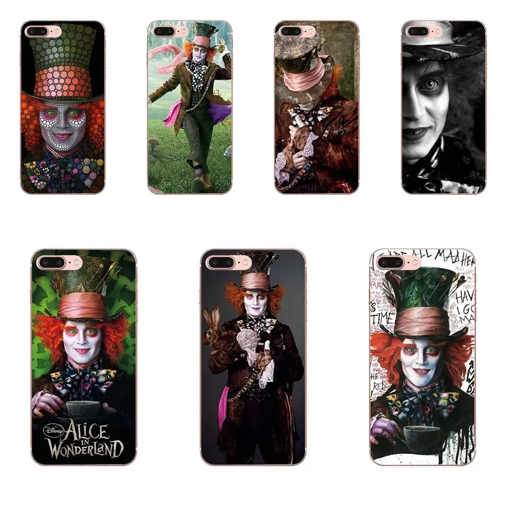 Чехол для телефона из ТПУ с изображением Джонни Depp Mad Hatter Apple iPhone 4 4S 5 5C 5S SE SE2 6 6S 7 8 11
