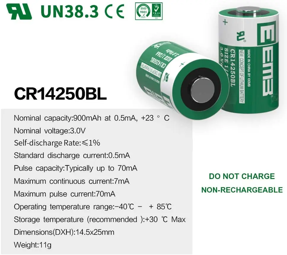 4Pcs ER26500 3.6V 9000mAh C type PLC control lithium battery - AliExpress