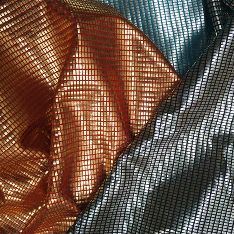 150 см* 100 см все стороны стреч полиэстер ткань сценическая ткань игрушки Материалы для творчества Мода бикини бронзовая ткань