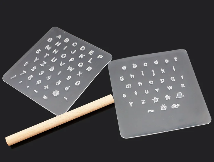 Пластиковый Печатный штамп с буквенными цифрами набор штампов для кожи pu Инструменты Профессиональный кожаный Печатный штамп ing инструменты кожевенное ремесло
