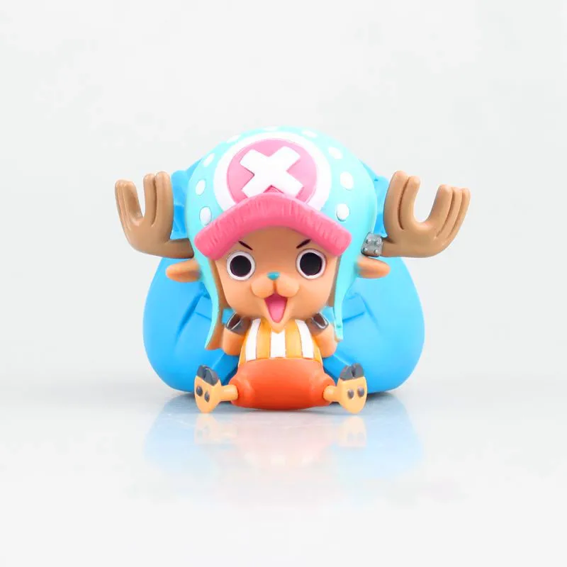 Аниме one piece Милый Тони Чоппер Bepo Kumasy Копилка ПВХ фигурка Коллекционная модель игрушки в коробке подарки - Цвет: Chopper opp bag