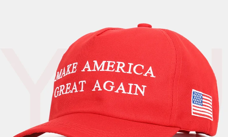 10 шт./партия, американский Трамп, предвыборный, оберточная Стеклопластиковая для мужчин и женщин, черный, белый, красный
