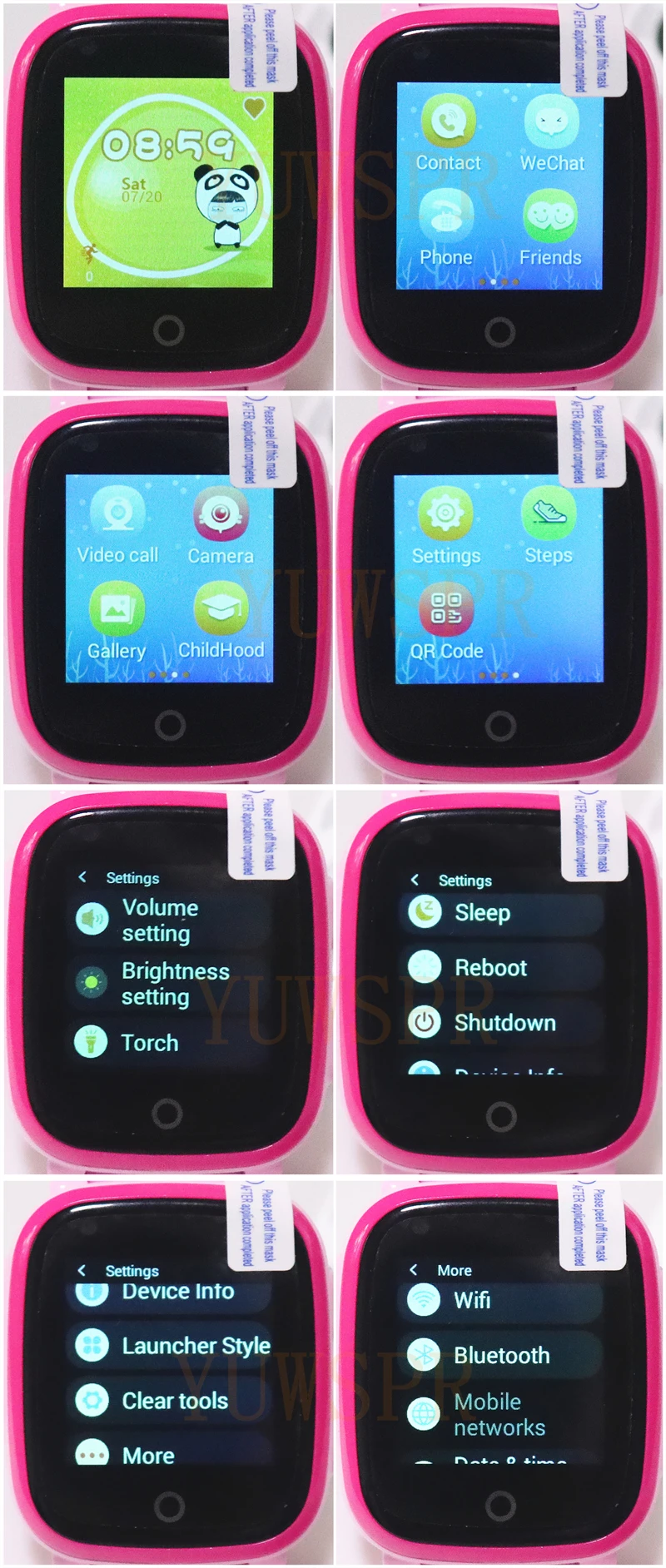 Детский gps трекер 4G Смарт часы Видеозвонок IP67 Водонепроницаемый bluetooth gps LBS Wi-Fi расположение Детские умные часы DF33Z 1 шт