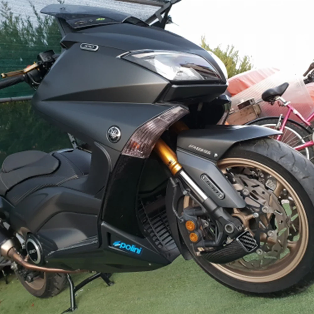 Для YAMAHA Tmax 530 Tmax530 углеродное волокно мотоцикл GP трубы тормозная система охлаждения передние тормоза охладитель