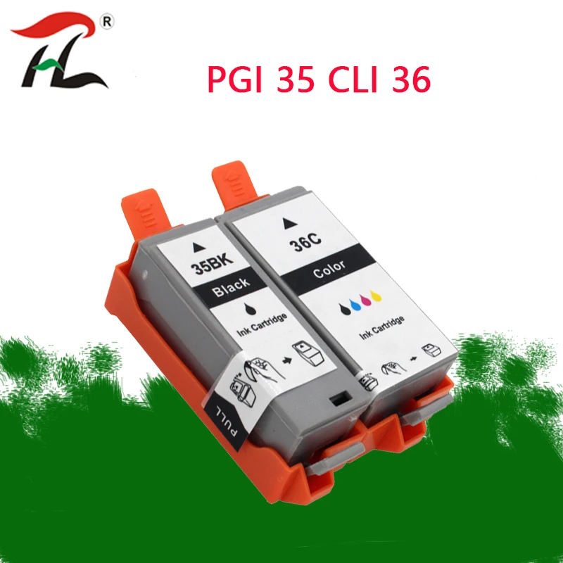 Совместимые чернильные картриджи PGI35 CLI36 для Canon PGI 35 IP100B IP100 mini260 mini320 / с
