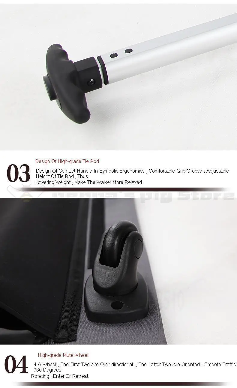 Pet Trolley Trolley Case Small and Medium Dogs Four Wheels Breathable Outdoor Bag Silent Cats and Dogs Portable Cat Carrier