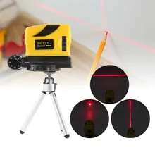 4 em 1 nível infravermelho automático do laser com 2 (1v, 1h) linhas transversais que cortam o nivelador vertical horizontal ajustável funcional do laser
