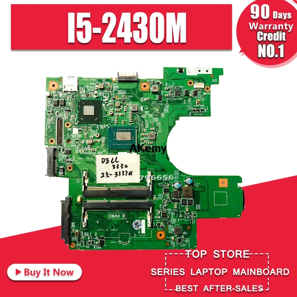 Для DELL Latitude 3330 материнская плата для ноутбука I5-2430M CN-0NGGMN 0NGGMN протестированная работа