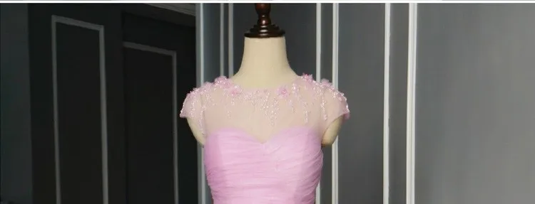 Vestido de festa модное Сексуальное Фиолетовое длинное фатиновое торжественное вечерние платья с рукавами-крылышками и бисером,, платья подружки невесты