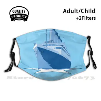 

White Star Titanic Ghost Diy Adult Kids Face Mask Titanic Sink 1912 Movie Boat Ship Drowning Jack Oscar Rose Liverpool