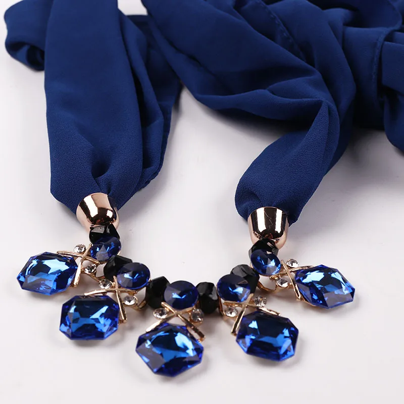 H2dfe496587f84323911c614d779b39d3z Elegant Girl Beads Necklace Pendant Ring Scarf Multi-style Lady Chiffon Solid Scarf Hijabs Muslim Head Scarve Turban Accessories Mallzona