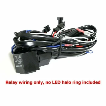 

Accessories Relay Harness Angel Eye Halo Ring Fade-In-Out Wiring Electrical