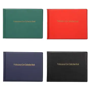 

240 Grids PVC Coin Collection Book Fixed Page Mini Penny Storage Album Professional Commemorative Money Holder Gifts