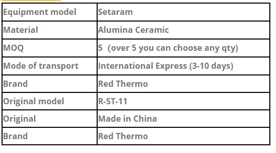 100μl оксид алюминия тигли для Setaram dsc кастрюли tga образцы кастрюль tga pan TGA аксессуары Красный термо