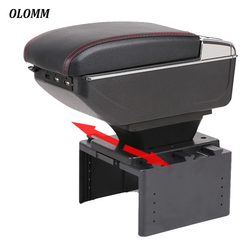 

For opel corsa b/zafira armrest box central Store content box products Storage car-styling interior accessories