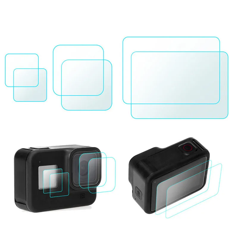 6PCS 6 шт HD TPU Защитная пленка для экрана Gopro Hero 8 черная спортивная защита для экрана камеры аксессуары для камеры - Цвет: 6PCS