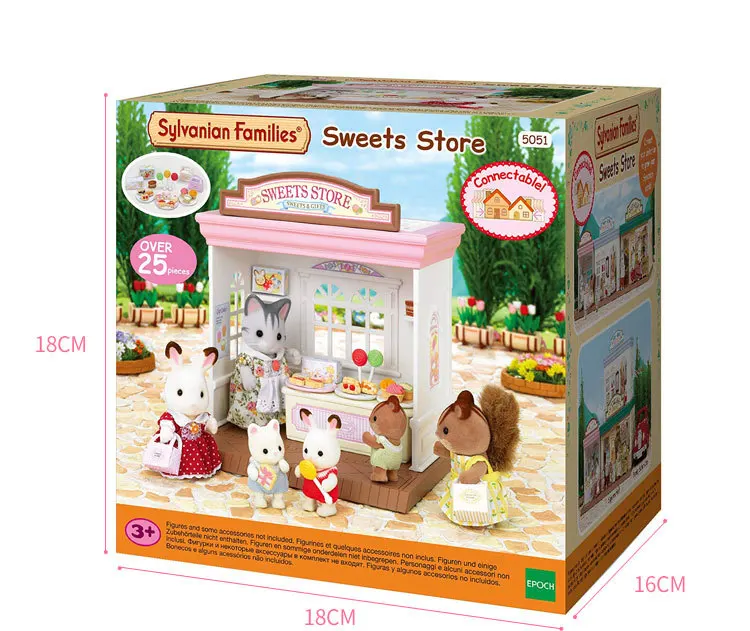 Sylvanian Families игрушка Sylvanian Families десерт девичий игровой дом эмуляция магазин игрушек кукла 5051