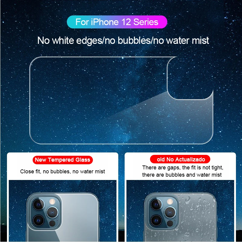 3 в 1 полное покрытие для iPhone 12 Pro MAX Мини защитная экрана пленка Защитная Задняя