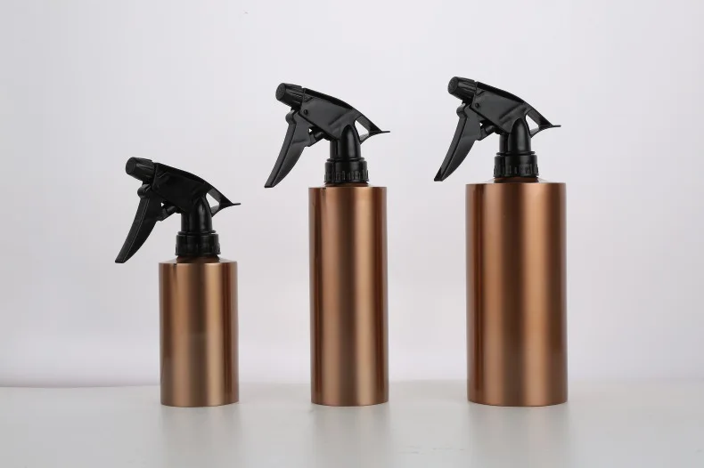 Rose Gold 304 Stainless Steel Small Sprayer Cylindrical Water Spouting jiao hua hu Hair Dressing Spray Bottle Customizable Logo